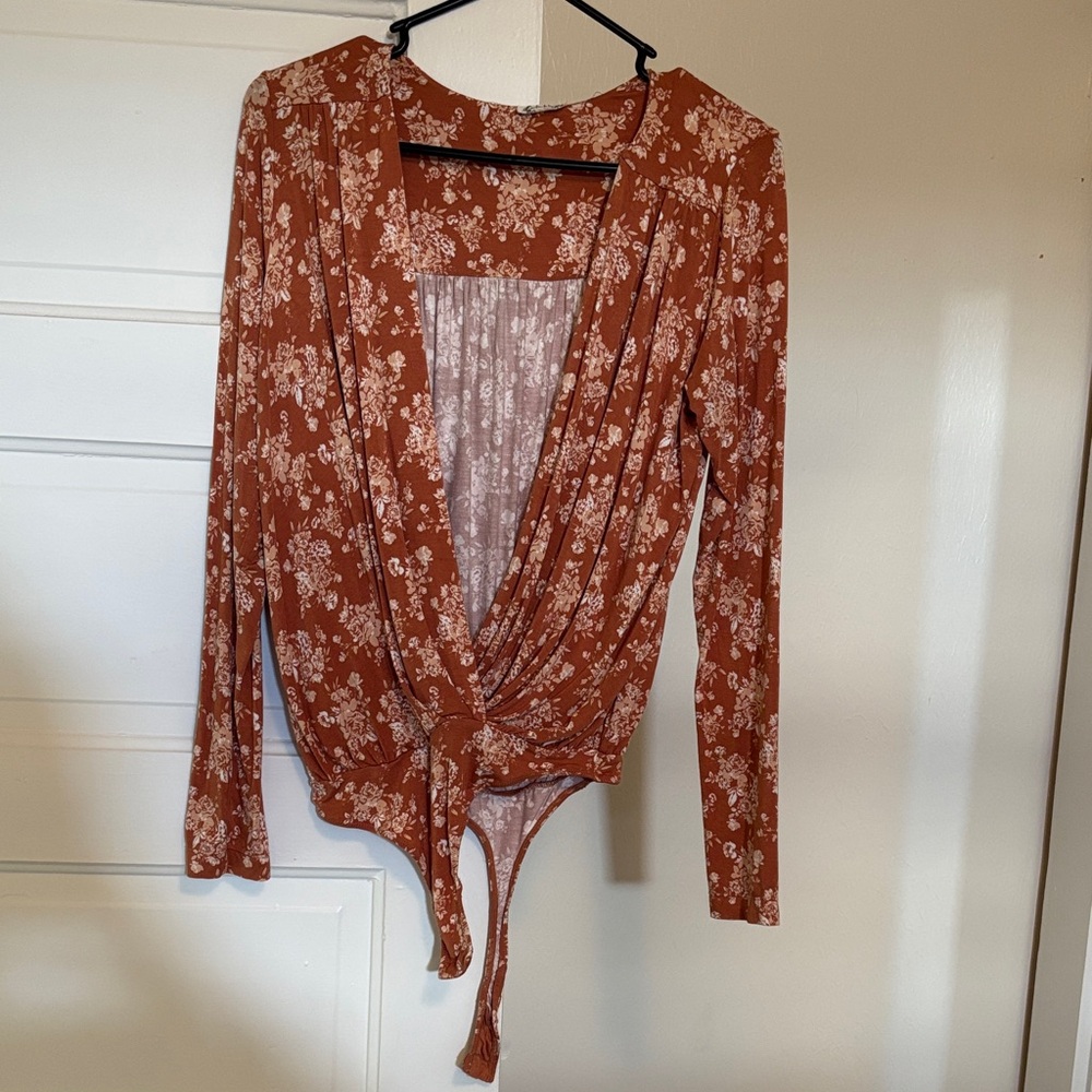 Floral body suit